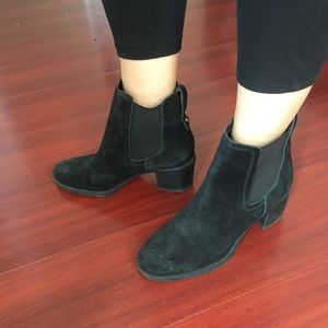 Black ankle boots